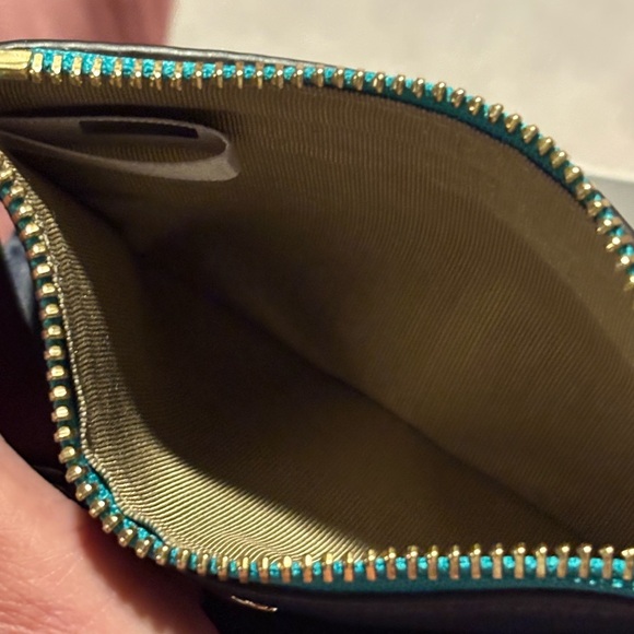 Jimmy Choo Teal Leather Wallet - Picture 5 of 7